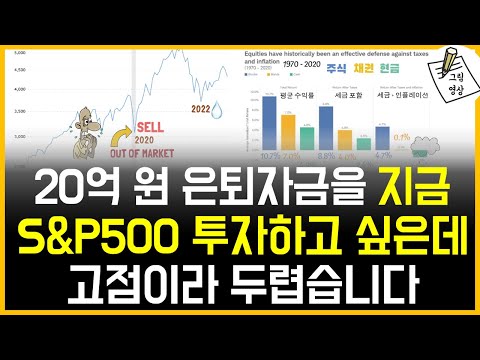 20억원 은퇴자금을 지금 투자하고 싶은데, S&P500 고점이라 두렵습니다ㅣ보글헤드